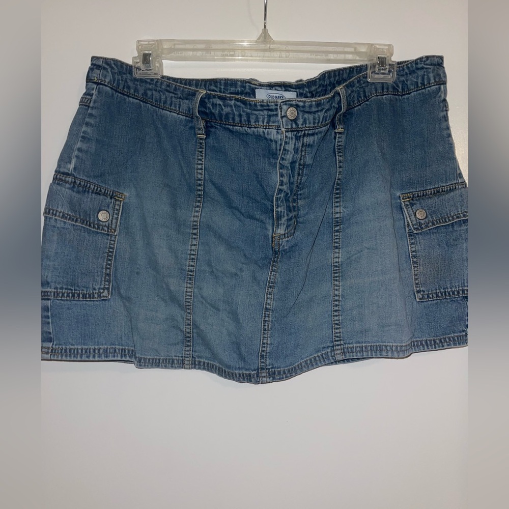 Old Navy Vintage Blue Denim Skort